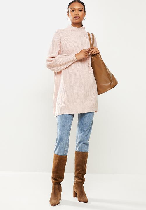 dailyfriday - Longline jersey - pink