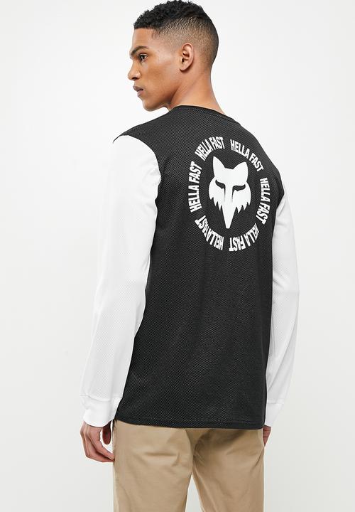 Fox - Mawlr airline long sleeve - black & white 