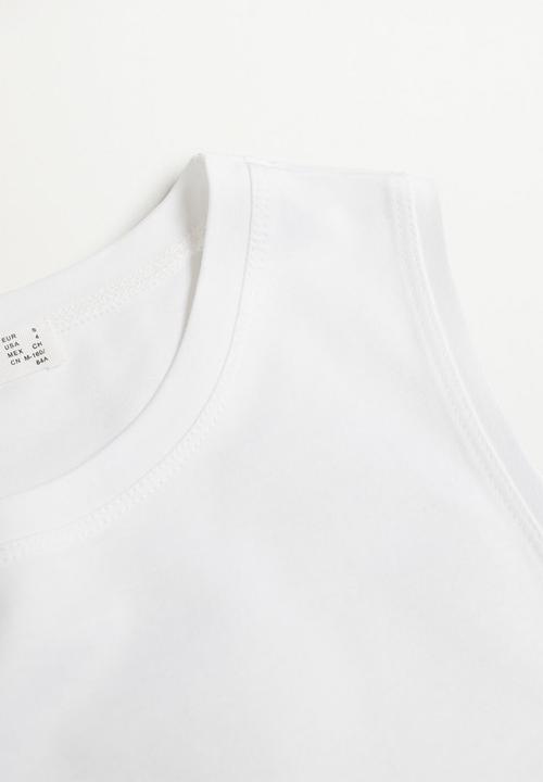 MANGO - T-shirt roma - white