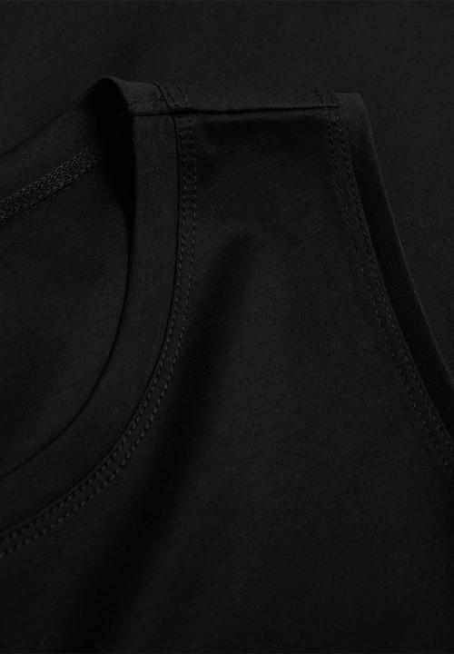 MANGO - T-shirt roma - black