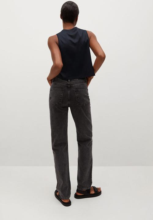 MANGO - T-shirt roma - black