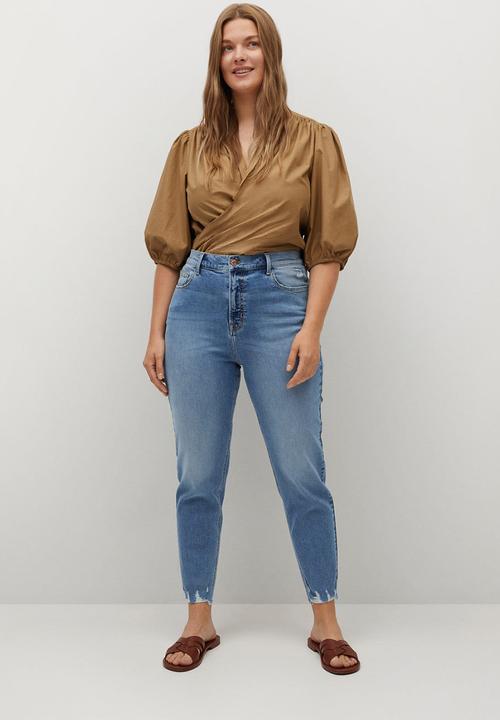Violeta by Mango - Plus jeans stella - open blue