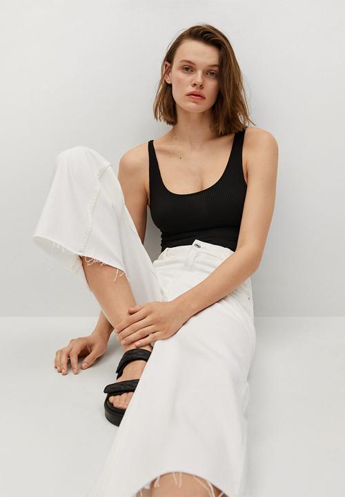 MANGO - Jeans carol - white