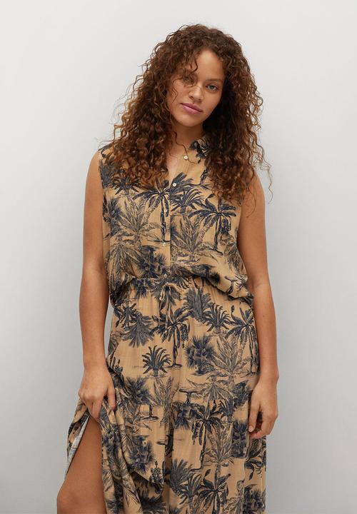 Violeta by Mango - Plus blouse waitopi - medium brown