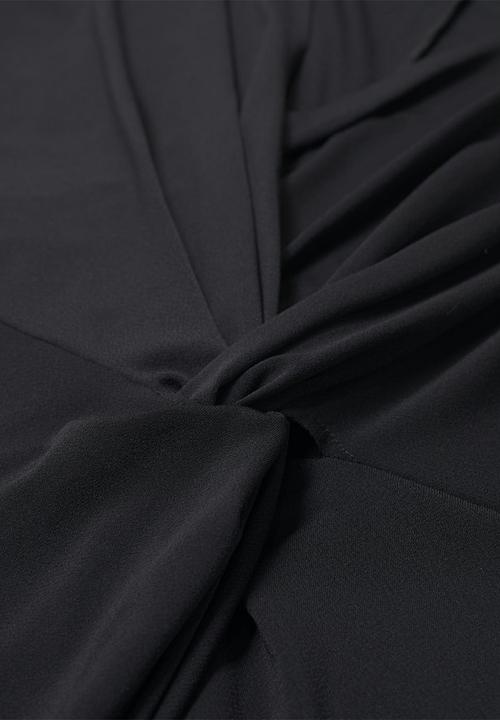 Violeta by Mango - Plus dress cross - black
