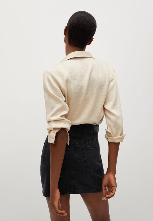 MANGO - Skirt marion - black