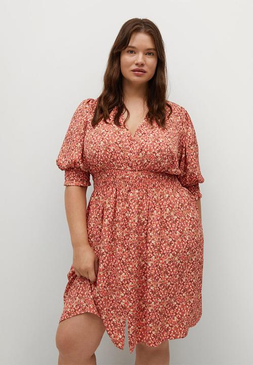 Violeta by Mango - Plus dress Sunday - pink