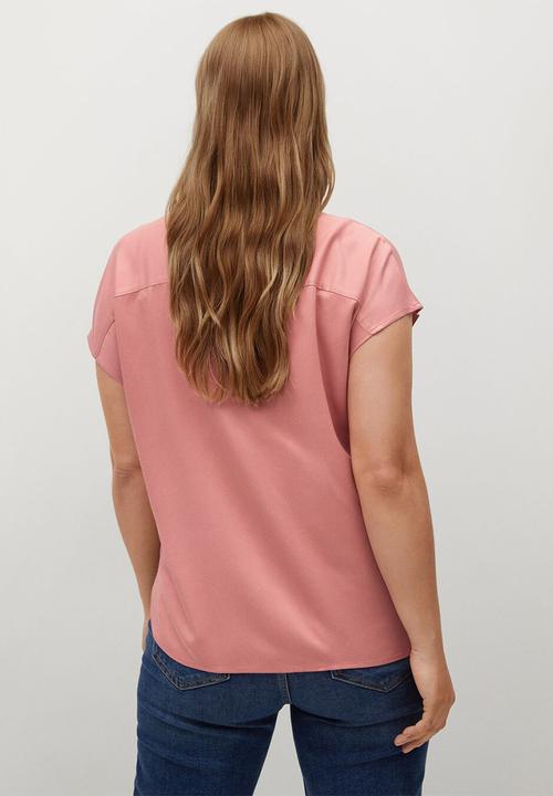 Violeta by Mango - Plus blouse clarita - pink