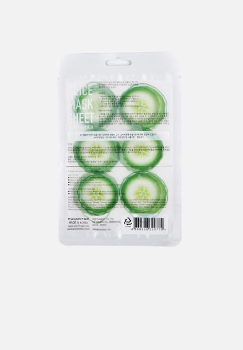 KOCOSTAR - Slice Mask Sheets - Cucumber