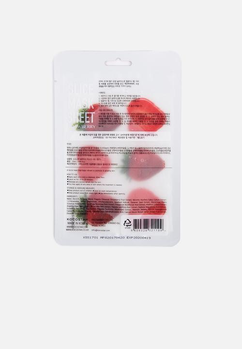 KOCOSTAR - Slice Mask Sheets - Strawberry