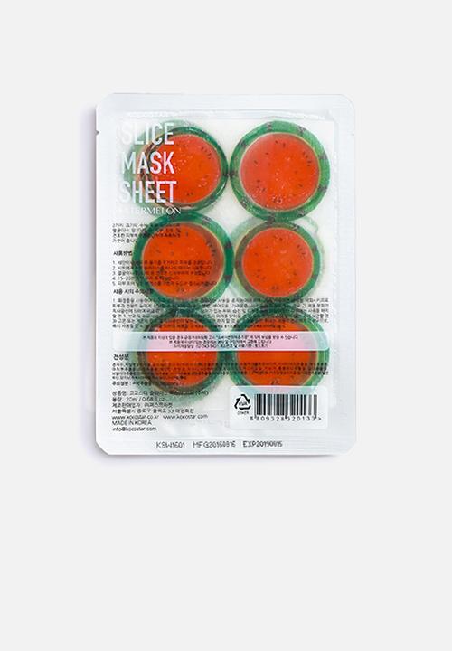 KOCOSTAR - Slice Mask Sheets - Watermelon