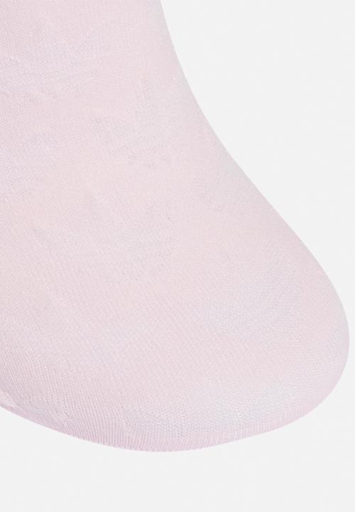 adidas Originals - Jacq tref crew socks - white & pink L