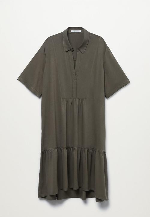 Violeta by Mango - Plus dress clarita - khaki