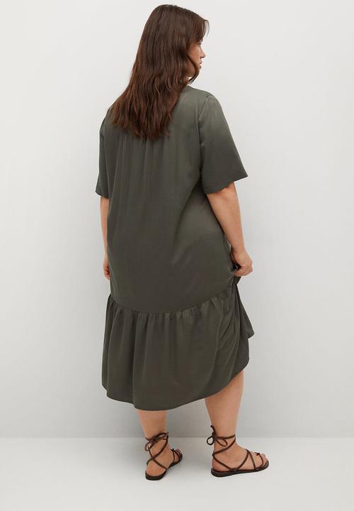 Violeta by Mango - Plus dress clarita - khaki