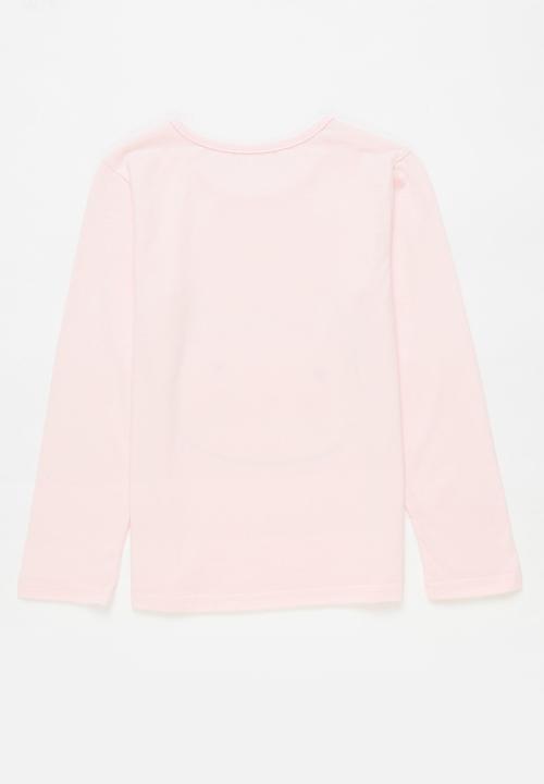 Pop Candy - Girls kitty tee - pink