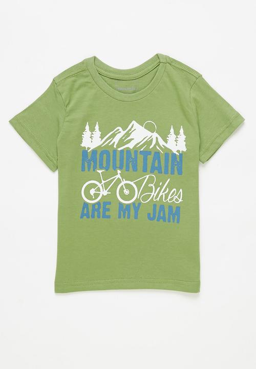 Pop Candy - 2 Pack graphic short sleeve tee - green
