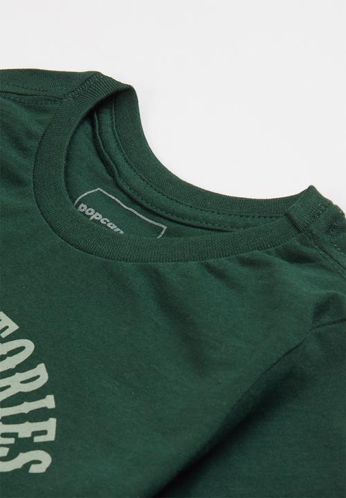 Pop Candy - 2 Pack graphic short sleeve tee - green