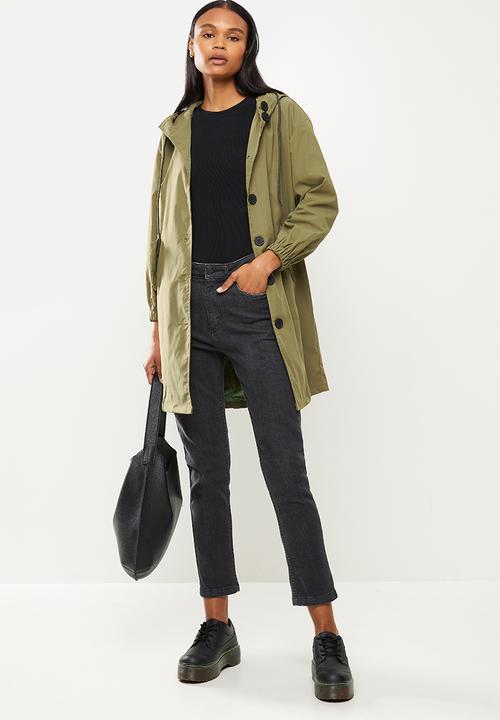 dailyfriday - Midi hooded parka - khaki