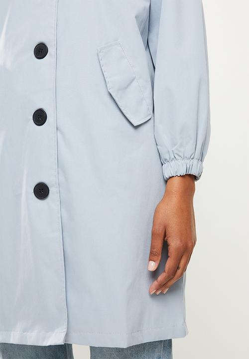 dailyfriday - Midi hooded parka - grey