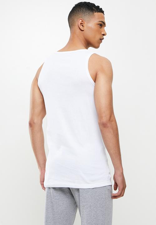 Superbalist - 2 Pack rib vests - black & white
