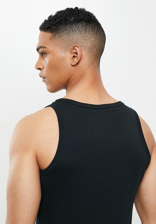 Superbalist - 2 Pack rib vests - black & white