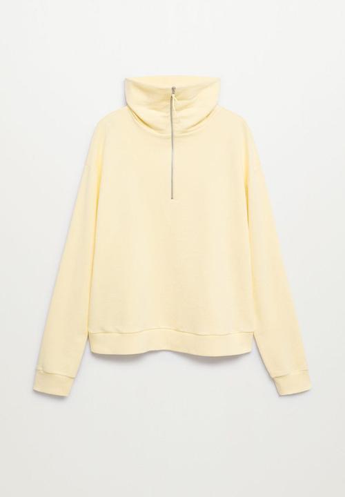 MANGO - Sweatshirt celia - light pastel yellow