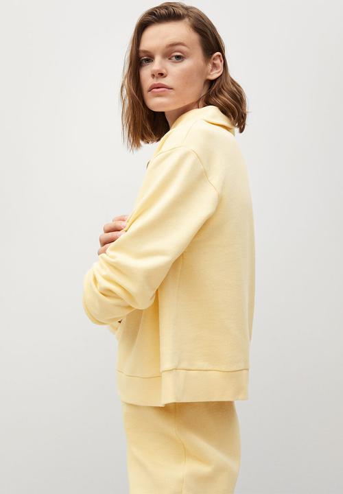 MANGO - Sweatshirt celia - light pastel yellow
