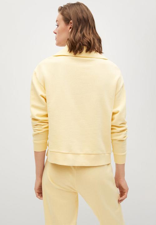 MANGO - Sweatshirt celia - light pastel yellow