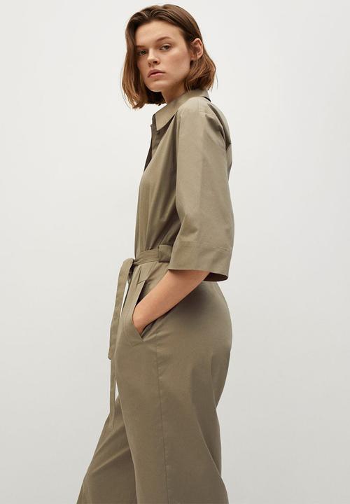 MANGO - One-piece suit boy - beige & khaki