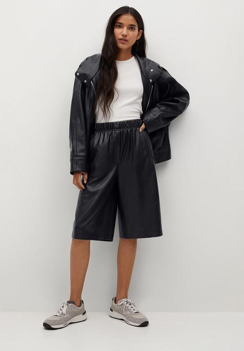 MANGO - Bermuda shorts pablo - black