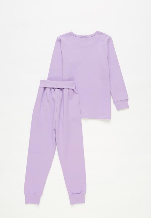 Pop Candy - Girls crew neck & sweatpants set - purple