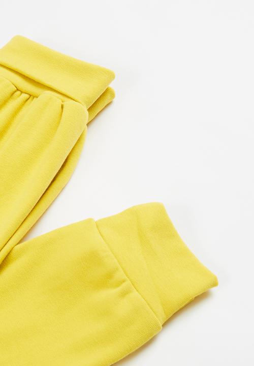 Pop Candy - Girls crew neck & sweatpants set - yellow