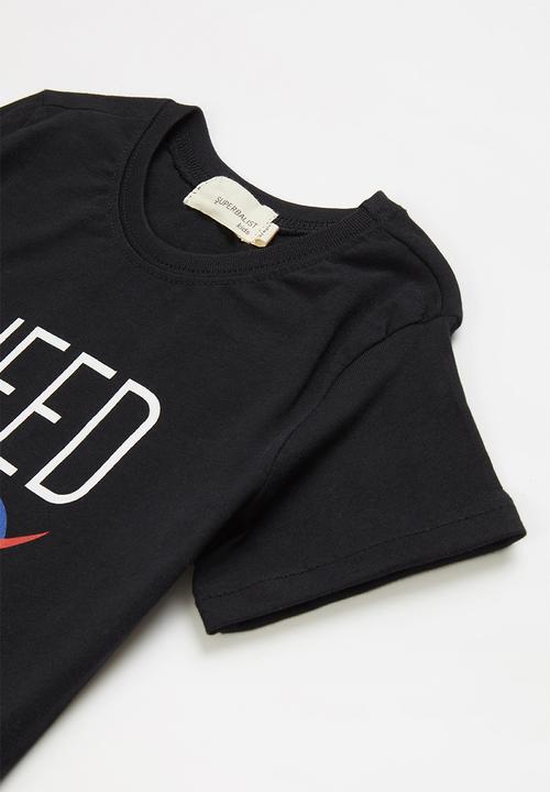 Superbalist Kids - Tee & shorts pj set - black