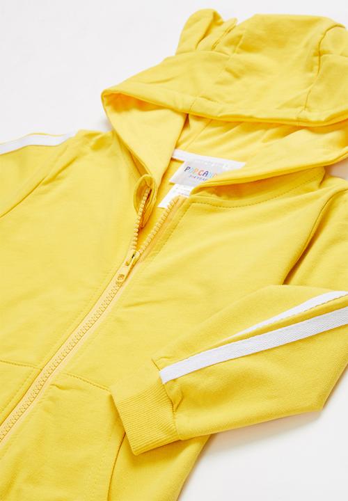Pop Candy - Girls sweatset with ears - yellow