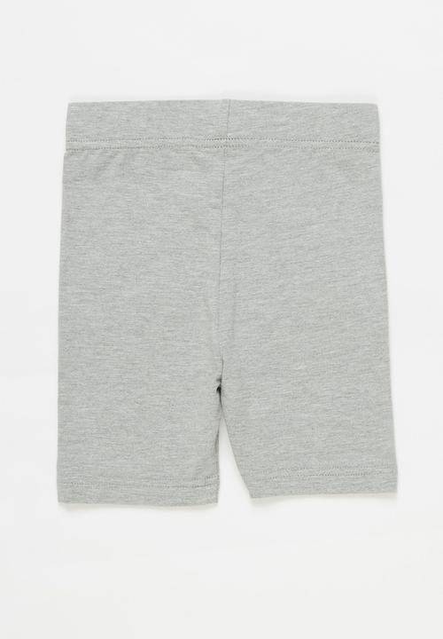 Pop Candy - Younger girls 2 pack cycling shorts - navy & grey