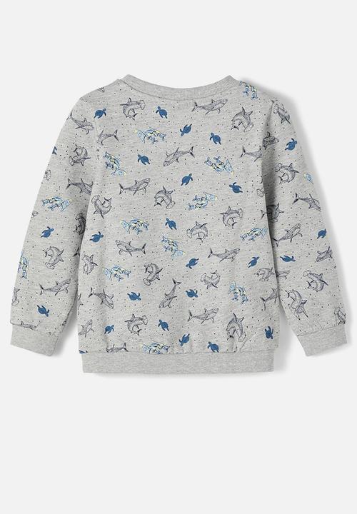 Name It - Vildar long sleeve sweater - grey 