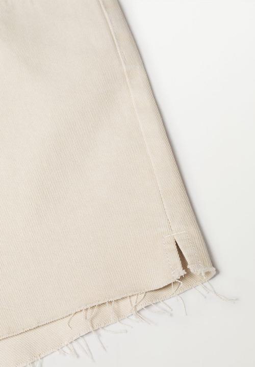 Violeta by Mango - Plus shorts  palmas - light pastel brown