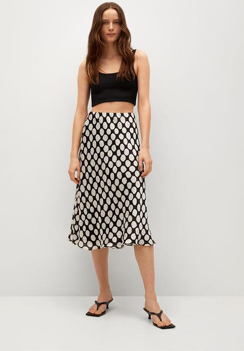 MANGO - Skirt saber - black
