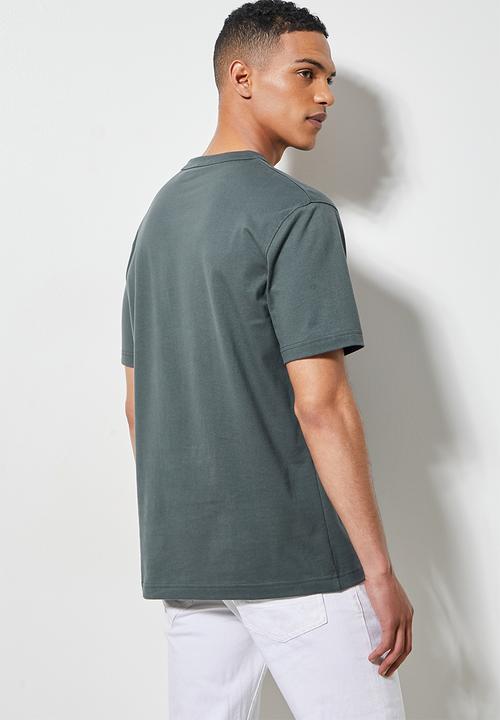 Superbalist - Aaron organic relaxed fit crew tee - dark grey