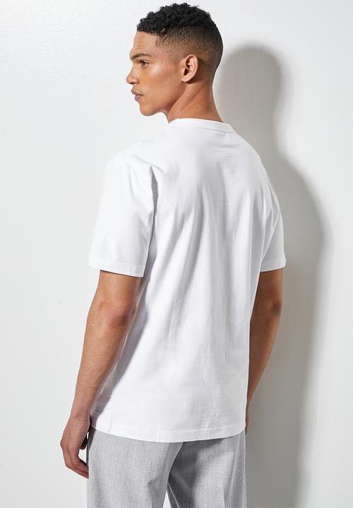 Superbalist - Aaron organic relaxed fit crew tee - white
