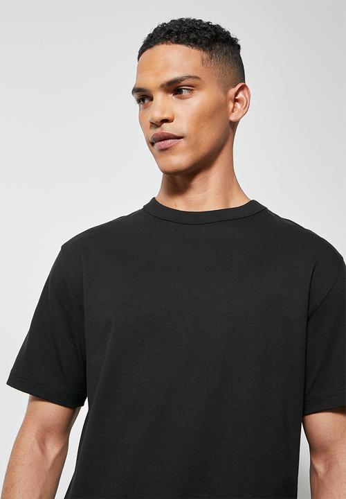Superbalist - Aaron organic relaxed fit crew tee - black