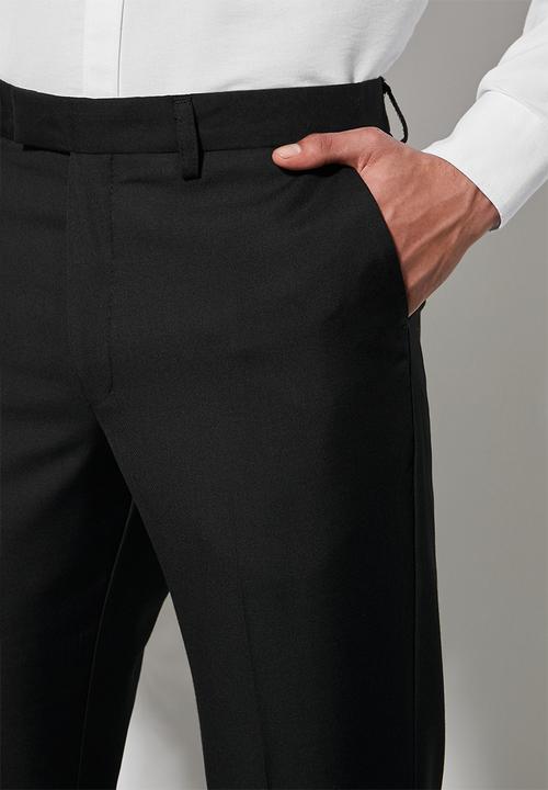 Superbalist - Regular fit trouser - black