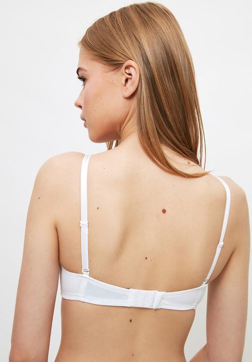 Trendyol - Unpadded strapless bra  - white