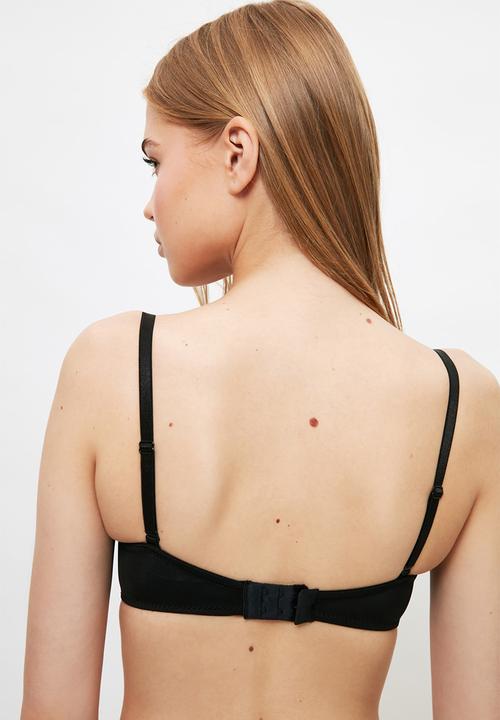 Trendyol - Unpadded strapless bra  - black