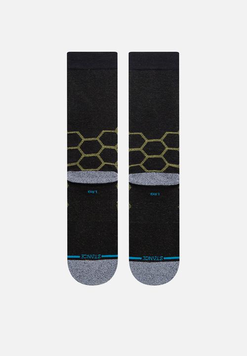 Stance Socks - Hive crew socks - black multi