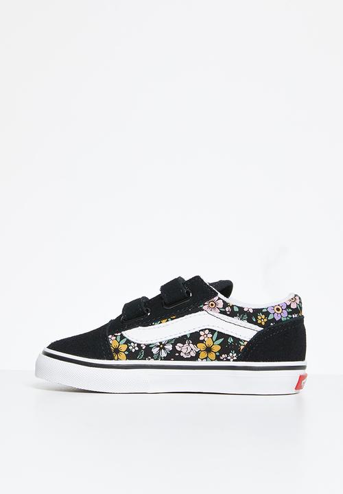 Vans - Td old skool v - (fun floral) black/true white