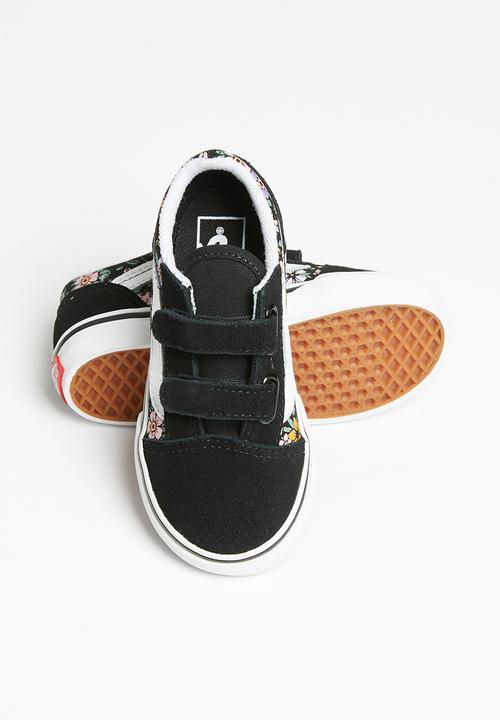 Vans - Td old skool v - (fun floral) black/true white