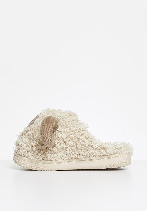 Pop Candy - Sheep slippers - oatmeal