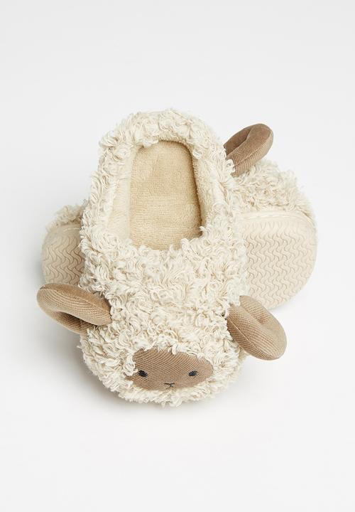 Pop Candy - Sheep slippers - oatmeal