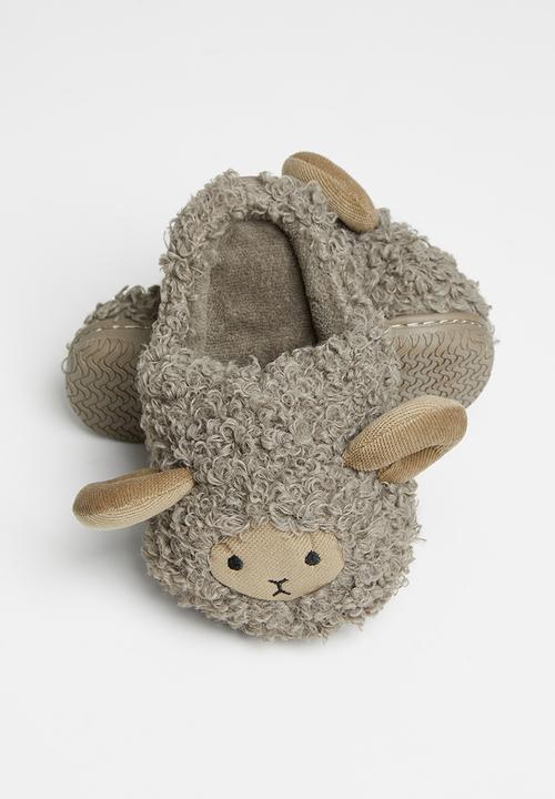 Pop Candy - Sheep slippers - grey